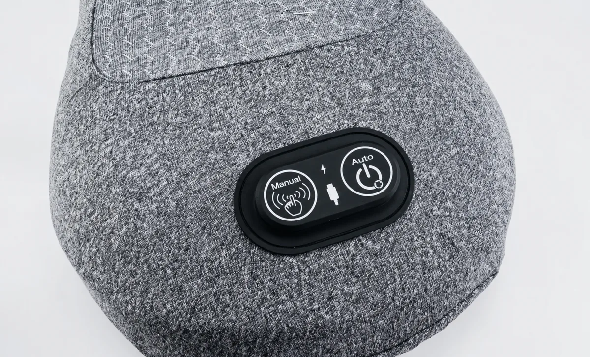 Commandes de chaleur et de vibration du SpinePod avec affichage du prix